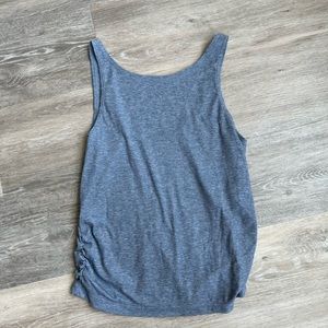 Blue nike dri fit top